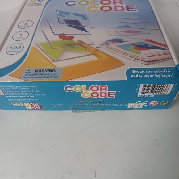 Color Code Puzzle Game Open Box Complete - Picture 2 of 12